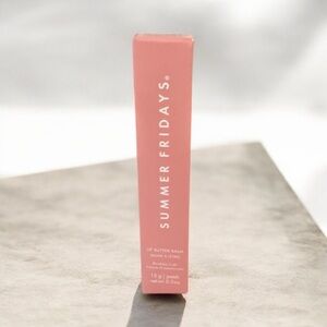 ⚫️ Summer Fridays Birthday Cake  Lip Butter Balm for Hydration & Shine NIB